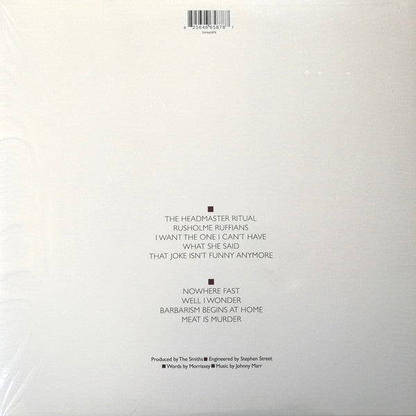 Image of Back Cover of LP - NEW/NEW - THE SMITHS, Meat Is Murder (Warner Bros; 2564665878, UK 2012 Reissue, Inner), ,  - 0635159E