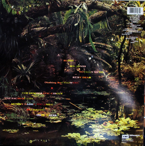 Image of Back Cover of LP - VG+/G+ - TALKING HEADS, Naked (Sire; EMD 1005, UK 1988, Inner & Insert, White Inner), ,  - 2526049E