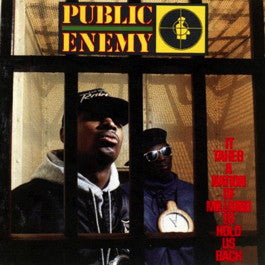 Image of Front Cover of 5144287S: LP - PUBLIC ENEMY, It Takes a Nation of Millions (Def Jam; 462415 1, UK 1988, Picture sleeve, Inner) Light marks.Light wear to sleeve with writing indentation on back (seen at an angle only)  VG/VG