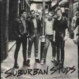 Image of Front Cover of 0326076E: 7" - SUBURBAN STUDS, No Faith / Questions (Pogo; POG 001, UK 1977 Reissue, Picture Sleeve, Second Pressing Without Saxophone) Strong VG+, Slight Water Damage To Sleeve  VG/VG+