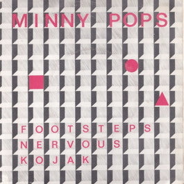 Image of Front Cover of 7" - VG/VG - MINNY POPS, Footsteps (Plurex (Red Label); PLUREX 005, Netherlands 1979, Picture Sleeve), Strong VG,  - 4126525E