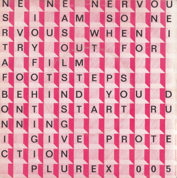 Image of Back Cover of 7" - VG/VG - MINNY POPS, Footsteps (Plurex (Red Label); PLUREX 005, Netherlands 1979, Picture Sleeve), Strong VG,  - 4126525E