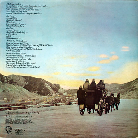 Image of Back Cover of LP - VG/VG+ - THE DOOBIE BROTHERS, The Captain And Me (WB Burbank Without W Logo In Rim Text; K 46217, UK 1973, Gatefold), ,  - 3216405C