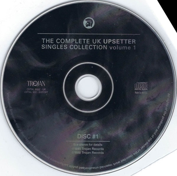 Image of Label Cover of 2xCD - VG/VG - LEE PERRY, The Complete UK Upsetter Singles Collection Volume 1 (Trojan; CDTAL902Z, UK 1998, Book Sleeve), ,  - 3216229C