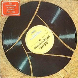 Image of Front Cover of LP - VG/VG+ - MAURICIO KAGEL, 1898 (Deutsche Grammophon; 2543 007, Germany 1973, Gatefold, Inner), Sticker Residue on Sleeve,  - 2846073S