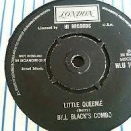 Image of Front Cover of 7" - G+/VG+ - BILL BLACK'S COMBO, Little Queenie / Boo - Ray (London; HLU10483, UK 1964, Company Sleeve, 4-Prong Centre), Centre intact. Sleeve written on in pen, very lightly mottled, with small rips and creases along opening,  - 2316455C
