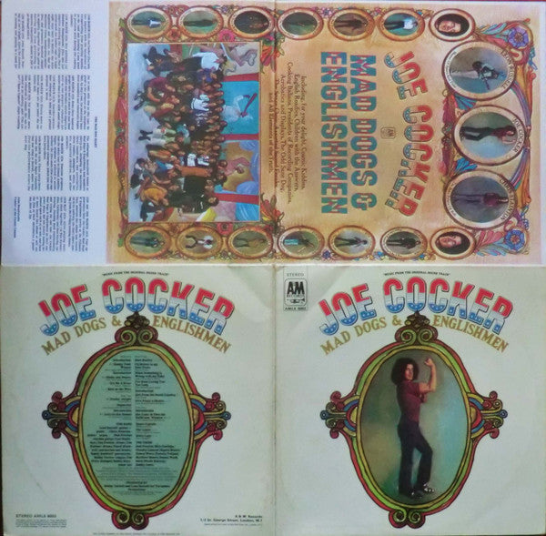 Image of Back Cover of 2xLP - VG/VG - JOE COCKER, Mad Dogs and Englishmen (A&M; AMLS 6002, UK 1970, Fold Out Sleeve), ,  - 2346224S