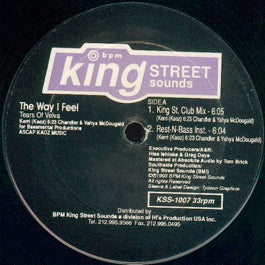 Image of Front Cover of 12" - /VG - TEARS OF VELVA (KERRI CHANDLER), The Way I Feel (King Street Sounds; KSS 107, US 1993, Plain Sleeve), ,  - 4326133E