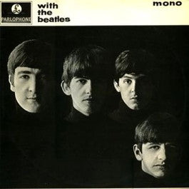 Image of Front Cover of LP - VG/VG - THE BEATLES, With The Beatles (Parlophone Black/Yellow; PMC 1206, UK 1963, Laminated G&L Flipback Sleeve, 2nd Pressing, Mono, "Got A Hold" Spelling on Label and Sleeve, Record ing First Publ, but No Sold in UK text, Dominion Publ), ,  - 1326027E