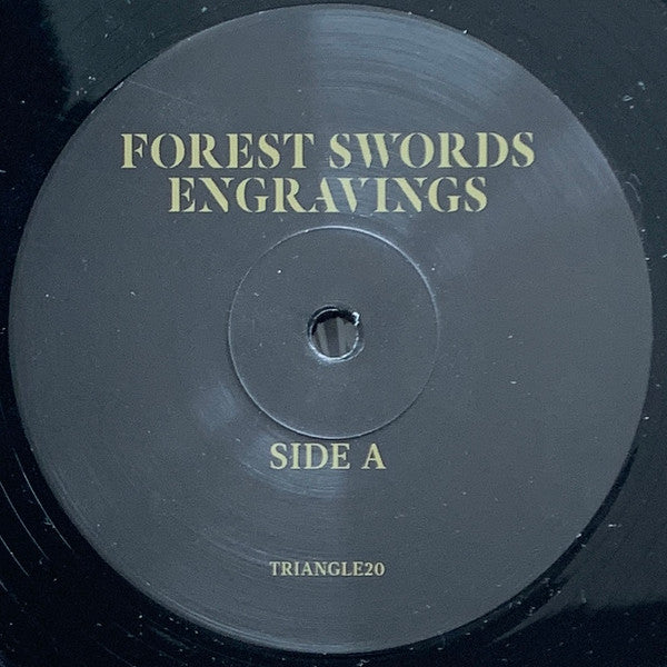 Image of Label Cover of 4414109C: 2xLP - FOREST SWORDS, Engravings  (Triangle; TRIANGLE20, UK 2013, Picture Sleeve, Insert) Light surface streaks  VG+/VG+