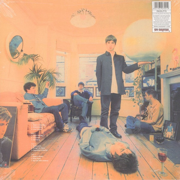 Image of Back Cover of 4614243C: 2xLP - OASIS, Definitely Maybe (Remastered) (Big Brother; RKIDLP70, UK 2014 Reissue, Gatefold)   VG+/VG