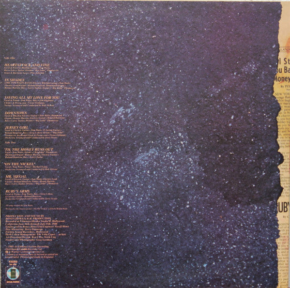 Image of Back Cover of LP - VG/VG - TOM WAITS, Heartattack And Vine (Asylum Records; K 52252, UK 1980, Inner), A few light marks,  - 3246183S