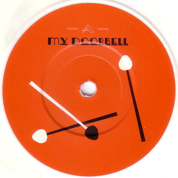 Image of Label Cover of 7" - VG+/VG - THE WHITE STRIPES, My Doorbell (XL Recordings; XLS 218, UK 2005, Picture Sleeve, White Marbled Vinyl), Small chip in dead wax run in, Otherwise clean,  - 3116097C