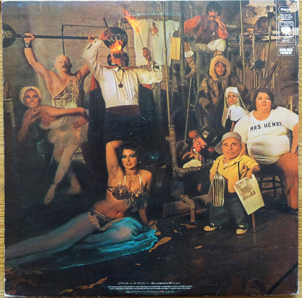 Image of Back Cover of 2xLP - VG/G+ - BOB DYLAN AND THE BAND, The Basement Tapes (CBS; 88147, Spain 1975, Non-Stickered Gatefold, "Shorewood Packaging, England" on Back Cover), Edge and ring wear, scuffs. Hairlines across discs.,  - 4246116S