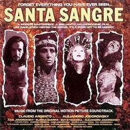 Image of Front Cover of 3914545C: LP - SIMON BOSWELL, Santa Sangre : OST (President; PTLS 1104, UK 1990) Light compression marks, Sleeve has some rippling from water damage  VG/VG