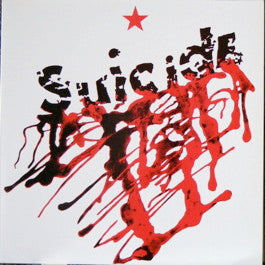 Image of Front Cover of 4925277E: LP - SUICIDE, Suicide (Bronze; BRON 508, UK 1978, "WERE ALL FRANKIES" on side B which is hand-etched.) Beautiful Copy Still In Original Shrinkwrap  VG+/VG+