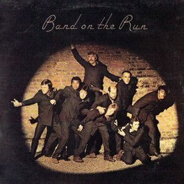 Image of Front Cover of LP - VG/G+ - PAUL MCCARTNEY AND WINGS, Band On The Run (Apple Records With EMI Records Text & Apple Logo On Labels; PAS 10007, UK 1973, Pinched Spine, Inner With Three Cut Corners, Poster), Light marks, Edge wear, Inner has small split at bottom. ,  - 3616298C