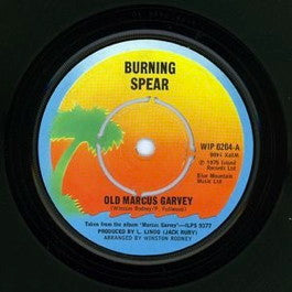 Image of Front Cover of 7" - /G+ - BURNING SPEAR, Old Marcus Garvey / Tradition (Island Records; WIP 6264, UK 1975, Plain Sleeve, 4 prong centre), Marks on disc. No centre. SWOL.,  - 3826321E