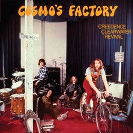 Image of Front Cover of 4014146C: LP - CREEDENCE CLEARWATER REVIVAL, Cosmo's Factory (Fantasy; FACE 505, UK 1987 Reissue)   VG+/VG+