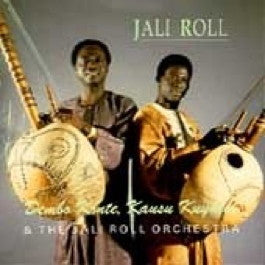 Image of Front Cover of LP - VG/G+ - DEMBO KONTE AND KAUSU KUYATEH, Jali Roll (Rogue Records; FSML 2020, UK 1987), Light marks and scuffs. Light ringwear.,  - 3016105C