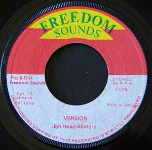 Image of Back Cover of 7" - /VG+ - JAH SON, Blood Of The Wicked (Freedom Sounds; 001, Jamaica 1976), ,  - 2656071S