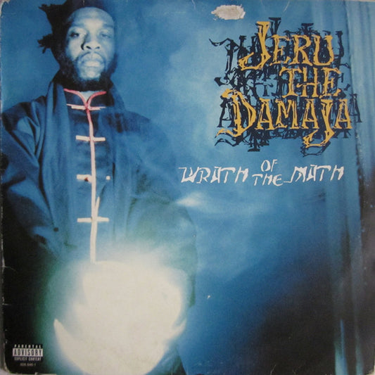 Image of Front Cover of 2xLP - G+/VG - JERU THE DAMAJA, Wrath Of The Math (Payday/ffrr; 828 846-1, Europe 1996), Frankenstein copy with sleeve and Disc 2 from the European pressing. However Disc 1 is from the USA pressing. Light hairlines on the discs. Sleeve has ringwear, edgewear, creases.,  - 2126291E