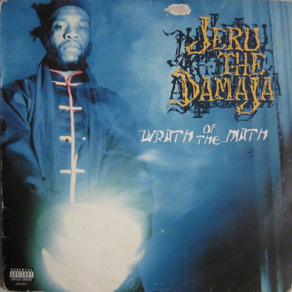 Image of Front Cover of 2xLP - G+/VG - JERU THE DAMAJA, Wrath Of The Math (Payday/ffrr; 828 846-1, Europe 1996), Frankenstein copy with sleeve and Disc 2 from the European pressing. However Disc 1 is from the USA pressing. Light hairlines on the discs. Sleeve has ringwear, edgewear, creases.,  - 2126291E