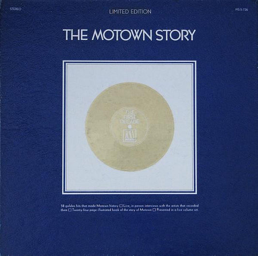 Image of Front Cover of 5xLP - VG/VG+ - VARIOUS, The Motown Story (Motown; MS 5-726, US 1970, Box Set), Box worn and slightly bent,  - 2016365C