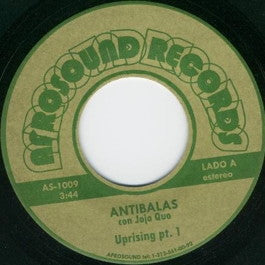 Image of Front Cover of 7" - /EX - ANTIBALAS, Uprising (Parts I & II) (Afrosounds Records; AS-1009, US 2000), ,  - 3256123S
