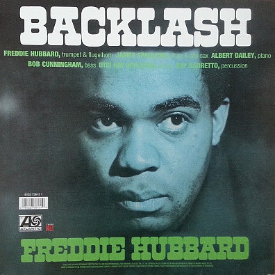 Image of Back Cover of 3625146E: LP - FREDDIE HUBBARD, Backlash (Atlantic / Warner Jazz; 8122-73613-1, Germany Reissue, Gatefold, Stereo)   VG/VG