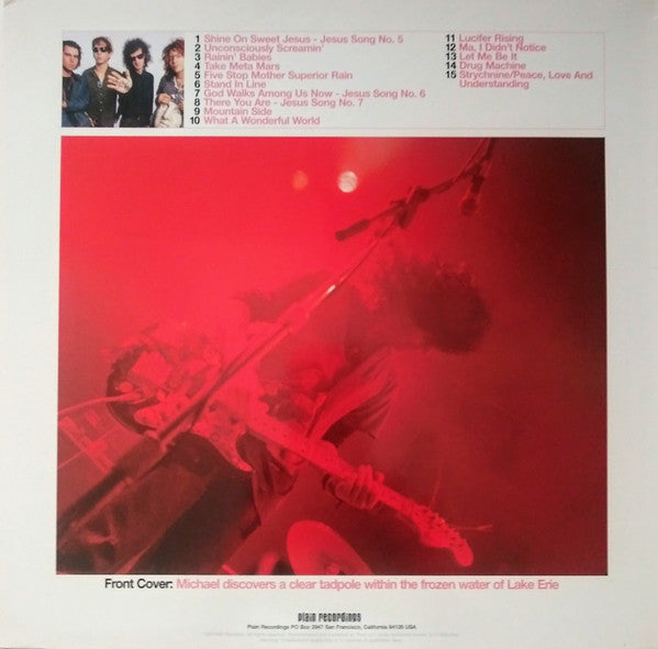 Image of Back Cover of 4723258E: 2xLP - THE FLAMING LIPS, In A Priest Driven Ambulance (Plain; plain114, US 2005 Reissue, 2 Inners, Pink Vinyl)   EX/EX