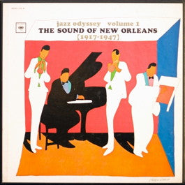 Image of Front Cover of 4924007E: 3xLP - VARIOUS, The Sound Of New Orleans (1917-1947) - Jazz Odyssey volume 1 (Columbia; C3L 30, US 1964, Box Set, Booklet) Some foxing and edge/cornerwear to sleeve.  VG/VG+