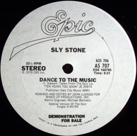 Image of Back Cover of 3xLP - VG/VG+ - SLY STONE, Ten Years Too Soon (Epic; EPC83640, UK 1979, Box Set), 3 discs of John Luongo Disco remixes of Sly.,  - 3326219E