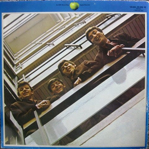 Image of Back Cover of 0125180E: 2xLP - THE BEATLES, 1967-1970 (Apple; 1A 184-05 309/10, Netherlands 1978, Gatefold, 2 Inners) Strong VG  VG+/VG