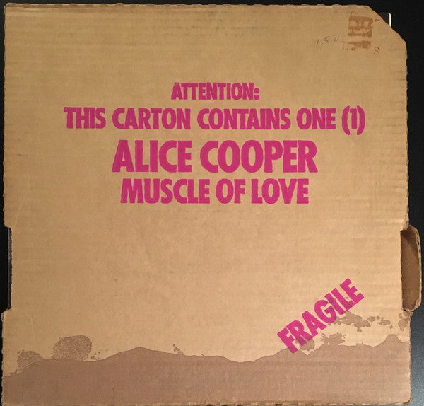 Image of Front Cover of LP - VG/VG - ALICE COOPER, Muscle Of Love (Warner Bros. Records; K56018, UK 1973, Box Set, Inner & Insert, Housed In Cardboard Sleeve.), ,  - 2946089S