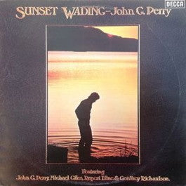 Image of Front Cover of LP - VG/VG+ - JOHN G PERRY, Sunset Wading (Decca; SKL5233, UK 1976, Insert, Ex Caravan And Curved Air), Edge and Ring Wear,  - 3726268E