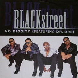 Image of Front Cover of 12" - VG/G+ - BLACKSTREET, No Diggity (Interscope; INT-95003, UK 1996, Picture sleeve), Light marks and hairlines. Light ringwear.,  - 3516008C