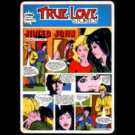 Image of Front Cover of 4645341S: LP - JILTED JOHN, True Love Stories (EMI; INS3024, UK 1978, No Insert, Graham Fellows - later known as John Shuttleworth.) Edge and Ring Wear  VG/VG+