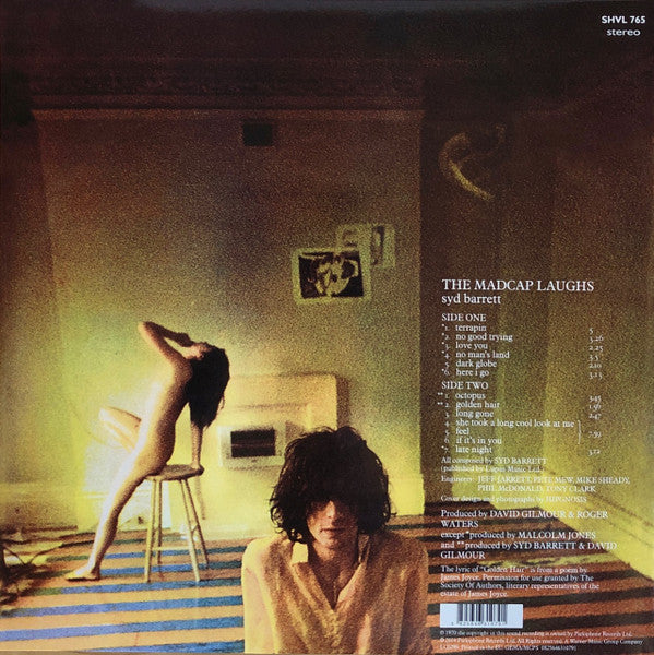 Image of Back Cover of 3034192E: LP - SYD BARRETT, The Madcap Laughs (Harvest; 0825646310791, Europe 2014 Reissue, Gatefold)   NEW/NEW