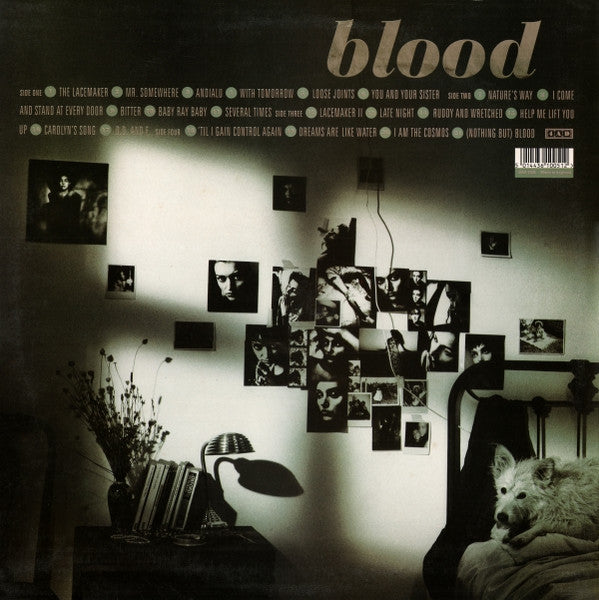 Image of Back Cover of 2xLP - G+/VG+ - THIS MORTAL COIL, Blood (4AD; DAD1005, UK 1991, 2 Inners), Edge and Ring Wear,  - 2126353E