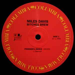 Image of Label Cover of 2xLP - NEW/NEW - MILES DAVIS, Bitches Brew (Columbia; 88875111901, Europe 2016 Reissue, Gatefold, 180 Gram Vinyl), , The revolution was recorded: in 1969 'Bitches Brew' sent a shiver through a country already quaking. It was a recording whose very sound, production methods, album-cover art, and two LP length all signaled that jazz could never be the same. Over three days anger, confusion, and exhilaration had reigned in the studio, and the sonic themes, scraps, grooves, and sheer wil
