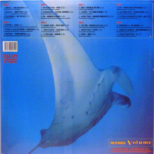 Image of Back Cover of 4xLP - /G+ - VARIOUS, Trance Europe Express (Volume; TEEX LP1, UK 1991, No Book), Sleeve is missing, vinylss play VG mostly. Marks mainly on disc3 and disc4 is slightly warped.,  - 2746068S