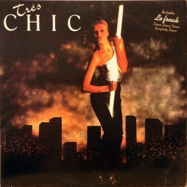Image of Front Cover of LP - VG/VG - CHIC, Tres Chic (Atlantic Orange & Green - No W Logo On Label Rim; K 50565, UK 1979), ,  - 2226356E