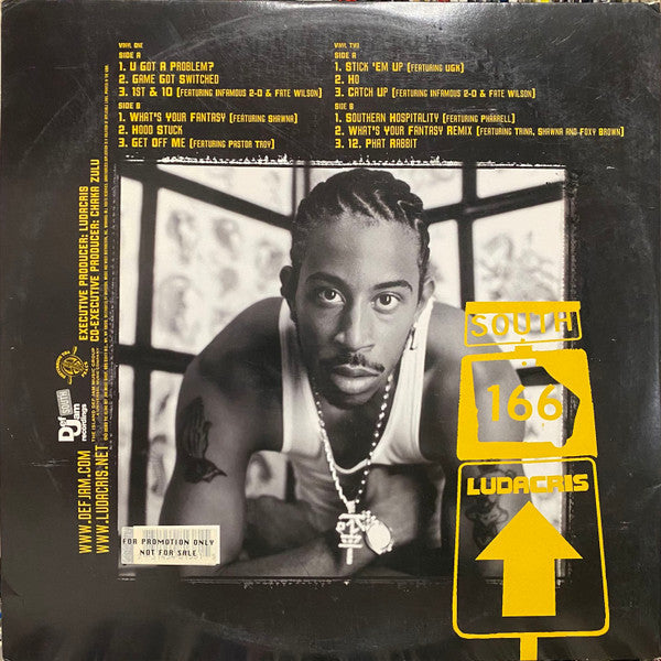 Image of Back Cover of 2xLP - VG/VG - LUDACRIS, Back for the First Time (Def Jam; 314548138, US 2000, Gatefold), WOL. Light hairlines. Creases on sleeve.,  - 3826105E