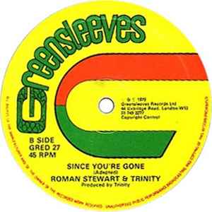 Image of Back Cover of 12" - VG/G+ - BARRINGTON  LEVY / ROMAN STEWART, Lose Respect / Since You're Gone (Greensleeves Records; GRED 27, UK 1979, Company Sleeve), Marks on disc. Plays well. Small tear & ringwear on company sleeve,  - 3546333S