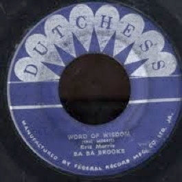 Image of Front Cover of 7" - /G+ - BABA BROOKS / ERIC MONTY MORRIS, Spider / Words Of Mouth (Dutchess; , Jamaica 1960s), Fogged, plays fine with background hiss. Label wear.,  - 0726178E