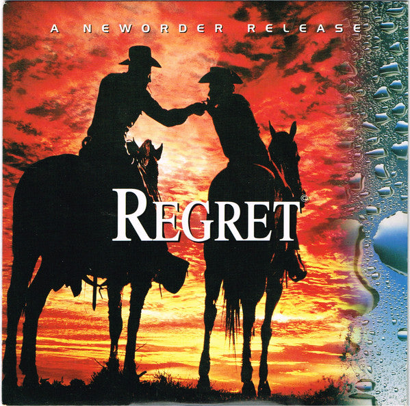 Image of Front Cover of 7" - VG/VG+ - NEW ORDER, Regret (London Records Small Centre Hole; NUO 1, UK 1993, Picture Sleeve), ,  - 4316413C