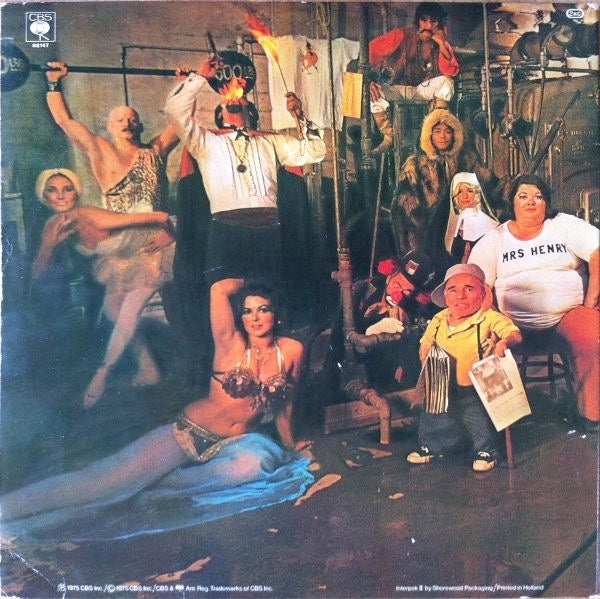 Image of Back Cover of 2xLP - VG/G+ - BOB DYLAN, THE BAND, The Basement Tapes (CBS Orange/Yellow - Made In England At Bottom Of Label; CBS 88147, UK 1975, Gatefold, Promo Sticker On Sleeve, Labels State: "Record [1/2] Of A 2 Record Set"), ,  - 2546068S