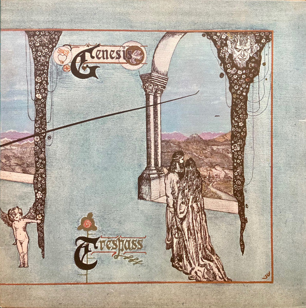 Image of Front Cover of 4014081C: LP - GENESIS, Trespass (Charisma Hatter B & C Marketing; CAS1020, UK 1972 Reissue, Textured Gatefold Sleeve, Insert)   VG+/VG+