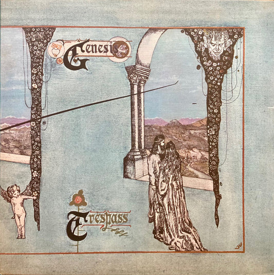 Image of Front Cover of 1824071E: LP - GENESIS, Trespass (Charisma Hatter B & C Marketing; CAS1020, UK 1972 Reissue, Textured Gatefold Sleeve, Insert)   VG/VG